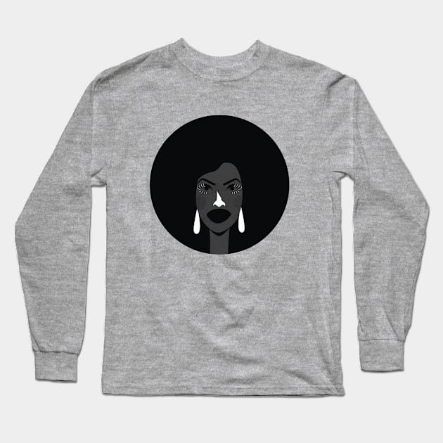 Naomi Long Sleeve T-Shirt by damppstudio